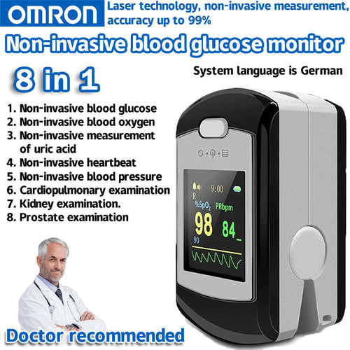 Qmron 8-in-1 non-invasive blood glucose meter
