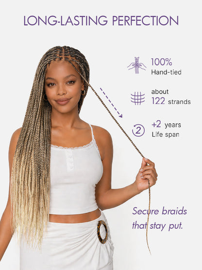 💖 Last Day: 73% 🎉 Salon Braids HD Lace Knotless Wig 💋