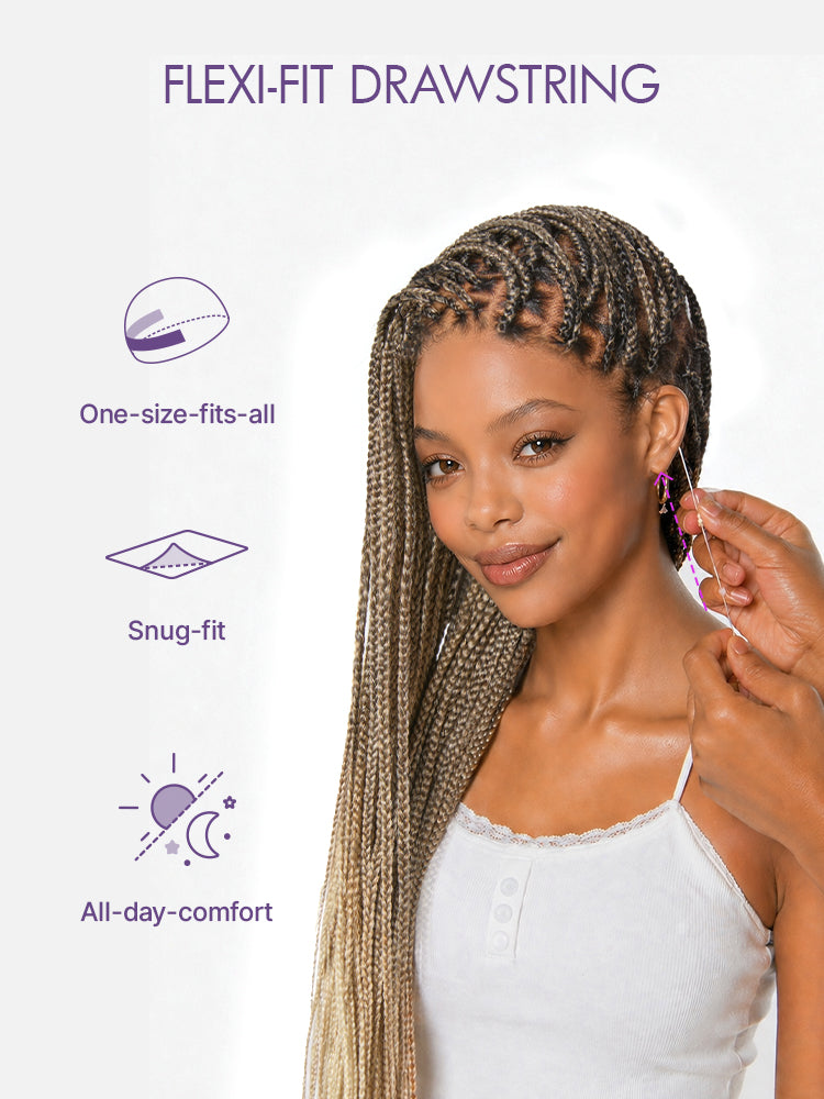 💖 Last Day: 73% 🎉 Salon Braids HD Lace Knotless Wig 💋
